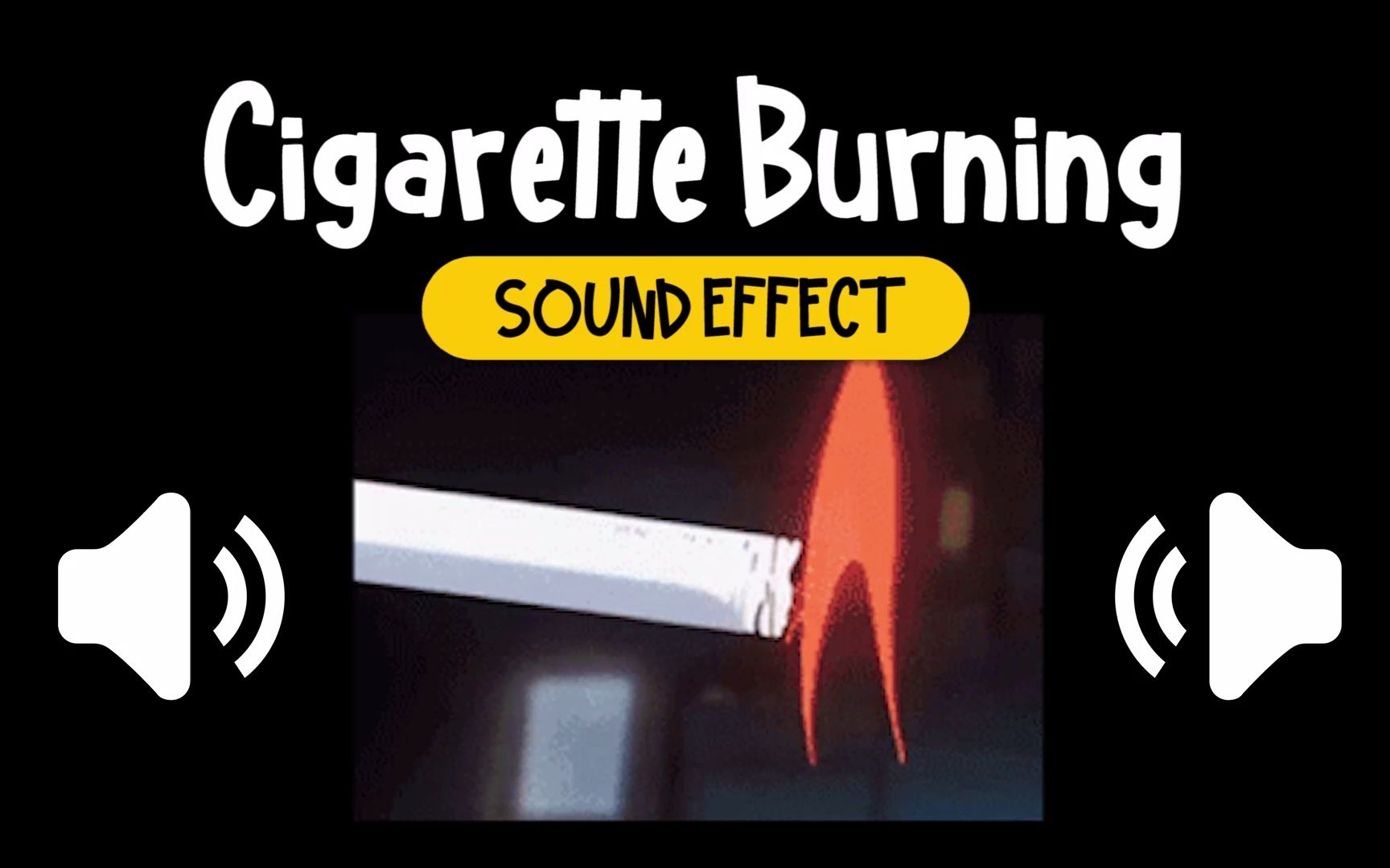 香烟 燃烧 火苗 音效 (HQ)