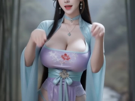 古风美女跳一点点