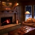 【白噪音】雪夜温馨的木屋客厅氛围音｜风雪声｜壁炉声
