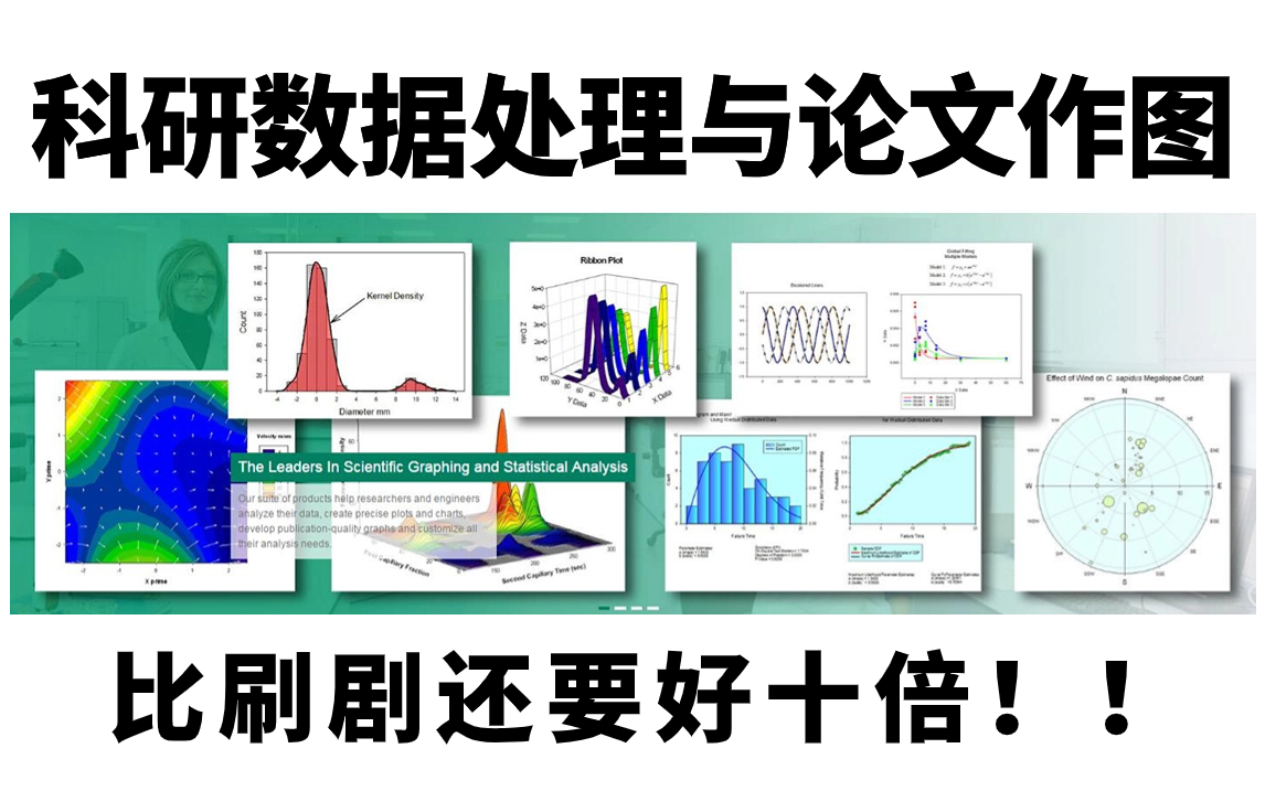 02 数据处理之科研数据处理系列绪论:数据分析、绘图与软件介绍哔哩哔哩bilibili