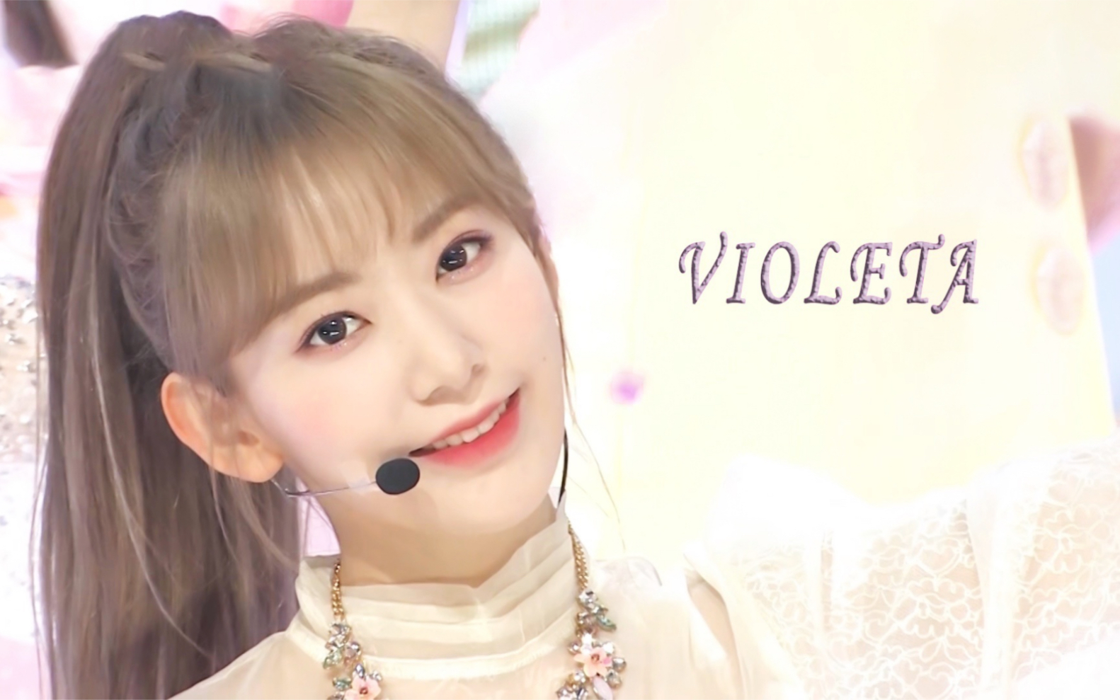 避雷塔永远的神!绝美花仙子izone-violeta丝滑一键换装