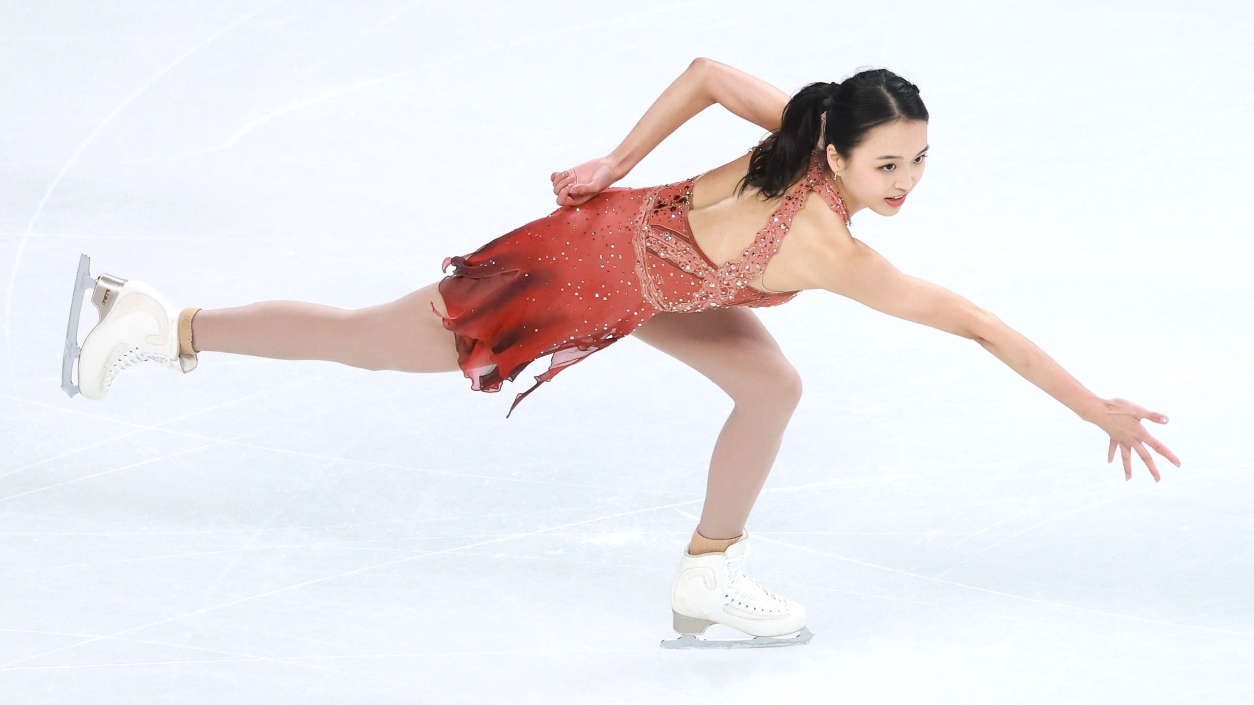 Stand By 悠悠🧡❤️⛸️｜朱易（中国）｜女单短节目｜#花样滑冰大奖赛