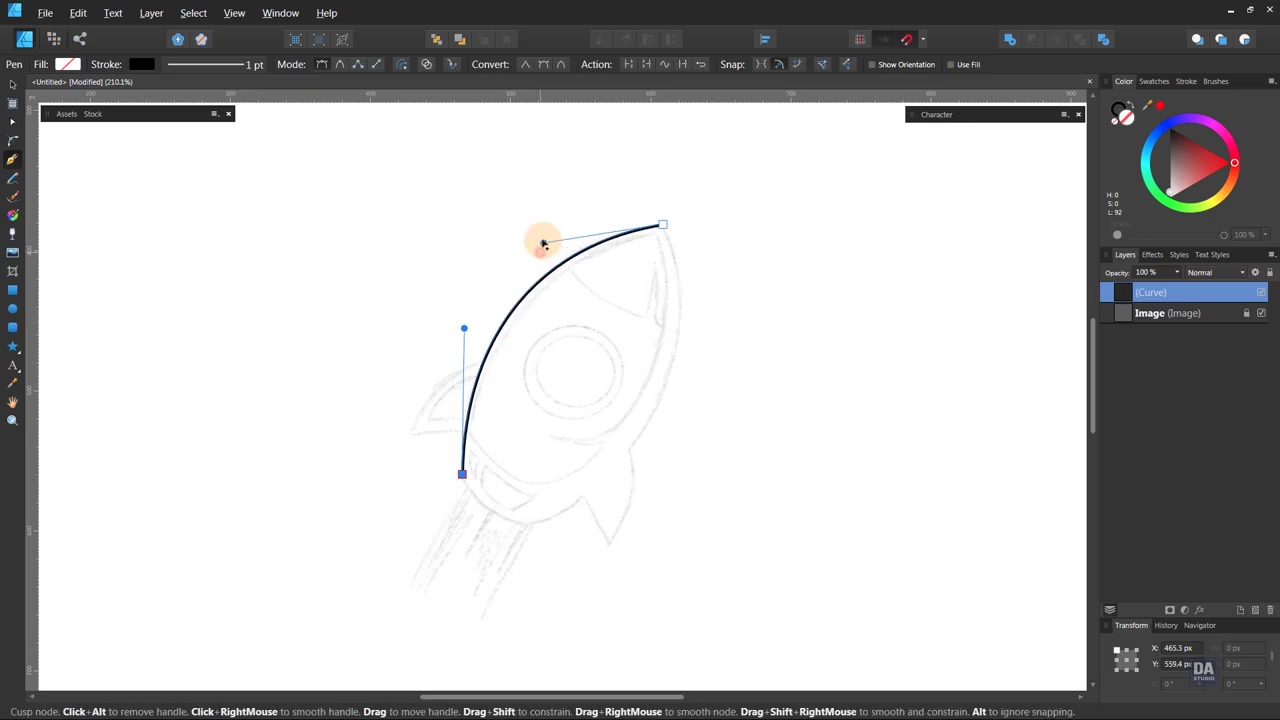 Rocket Logo Design Illustration Affinity Designer Video 哔哩哔哩 つロ干杯 Bilibili