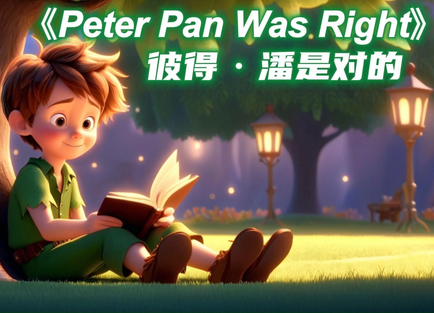 《Peter Pan Was Right》彼得潘是对的英文歌曲背景视频