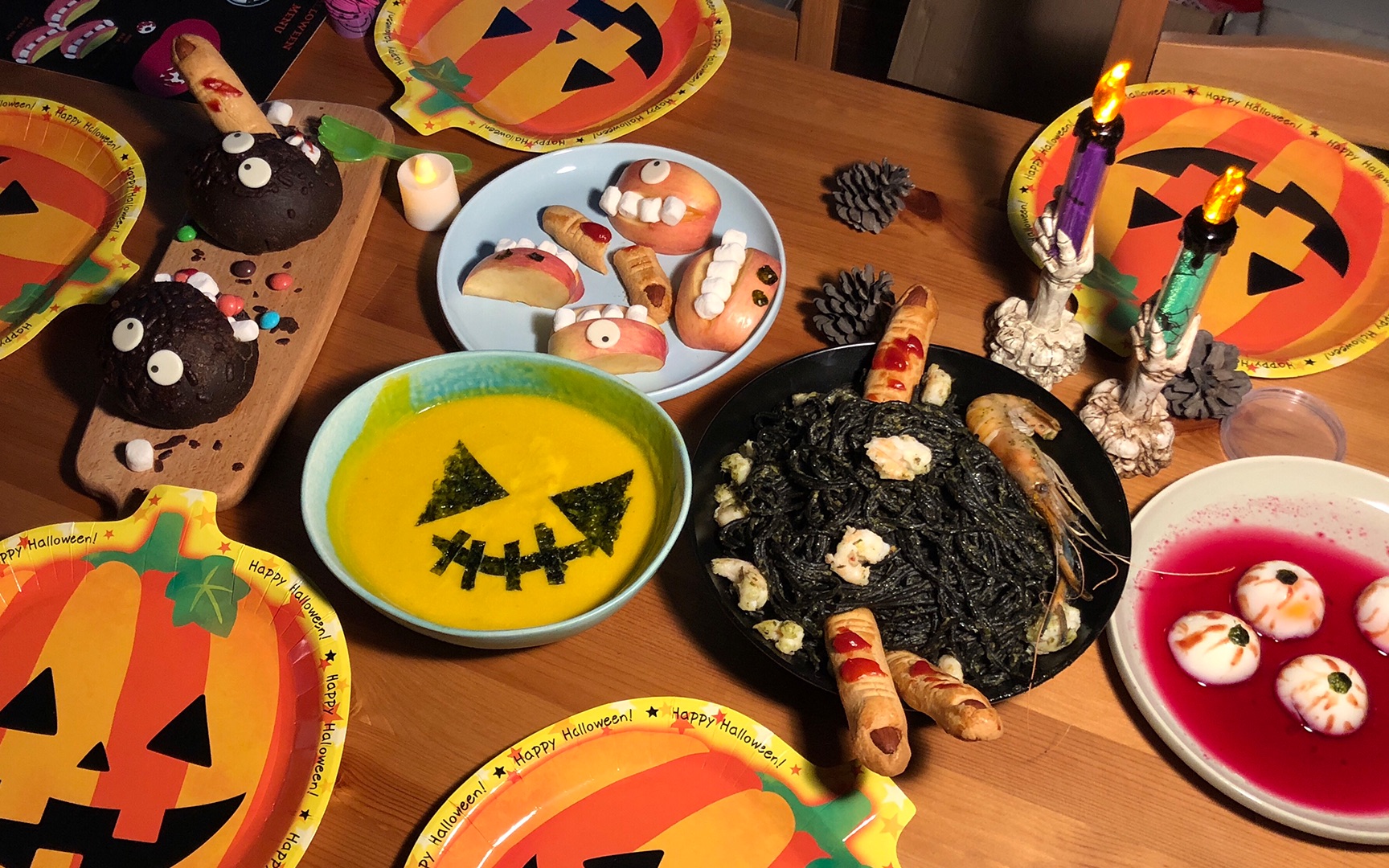 [vlog]万圣节日常 2018 halloween home party 一分钟vlog