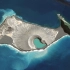 三维高清卫星地图航拍汤加火山喷发前后对比