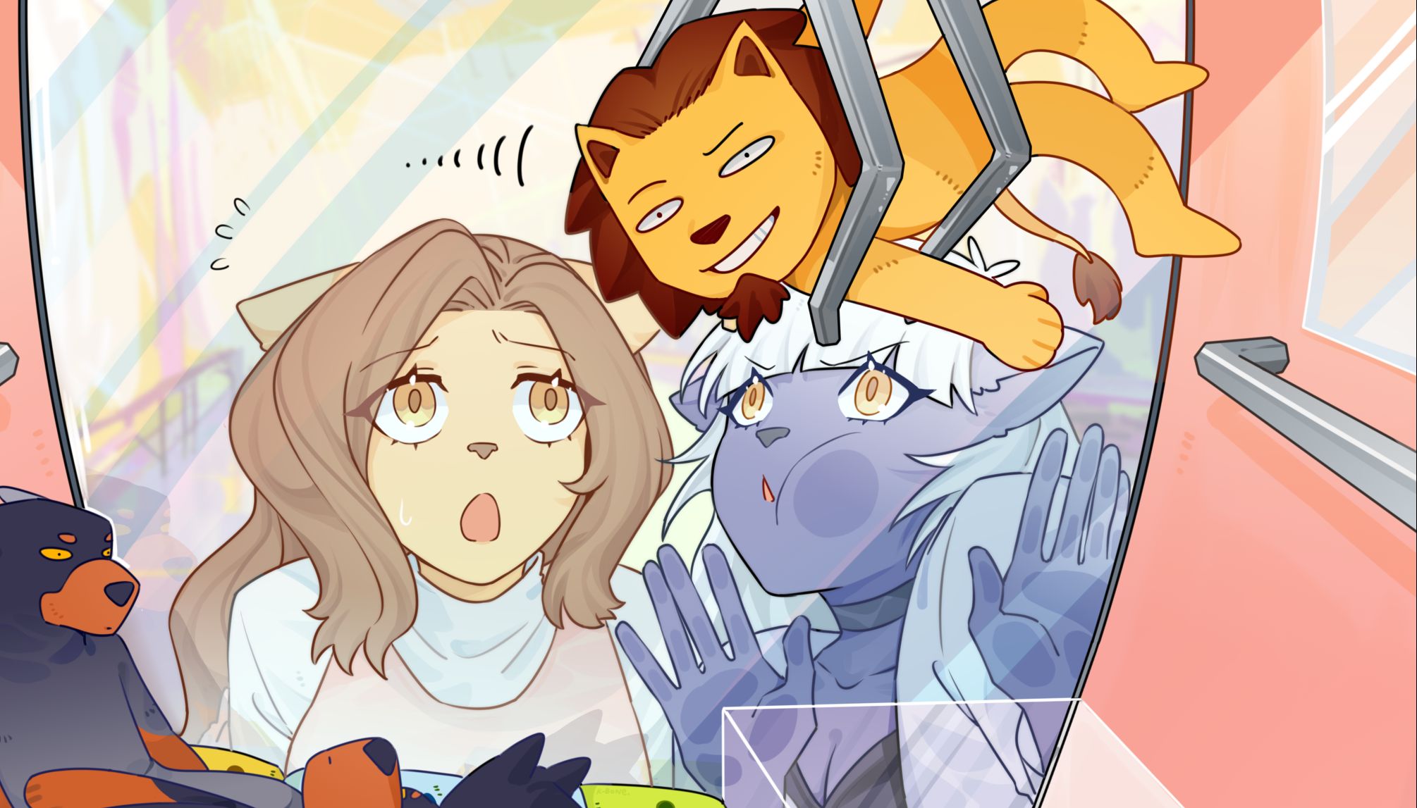 （ 不好意思，你女朋友归我了~ ）