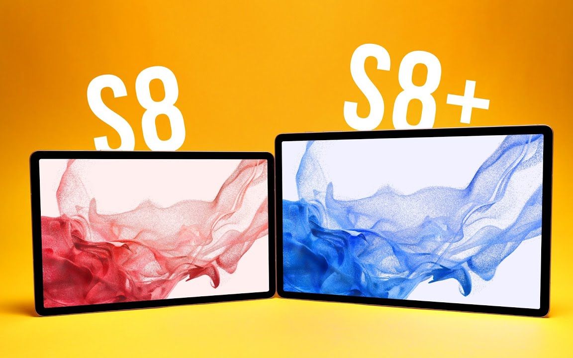 【平板测评】三星Galaxy Tab S8 vs Tab S8+ 对比，多花的钱值吗？
