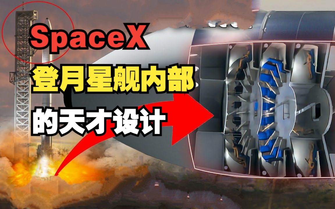 SpaceX登月星舰内部的天才设计哔哩哔哩bilibili