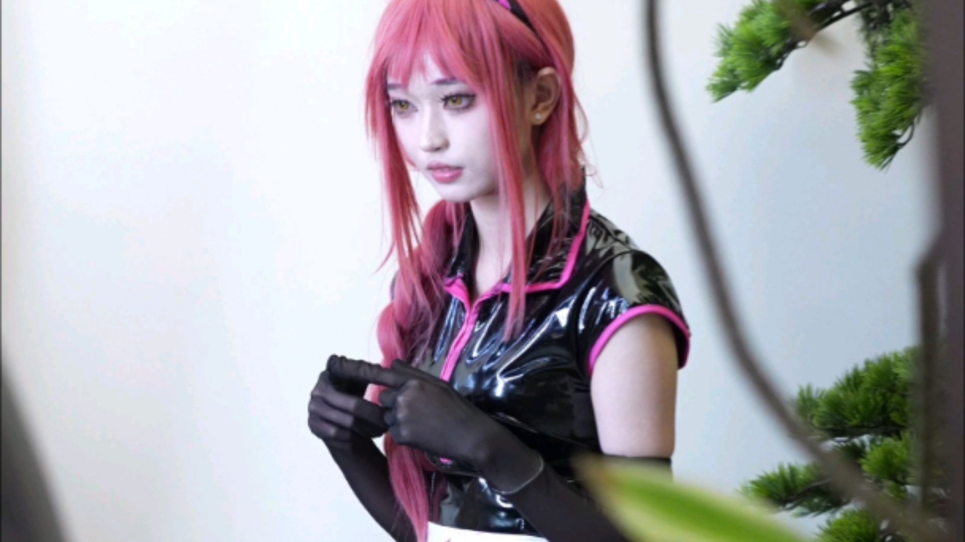[Patent Leather Sling:Machima Nurse Dress] - Who's Strawberry Jam.