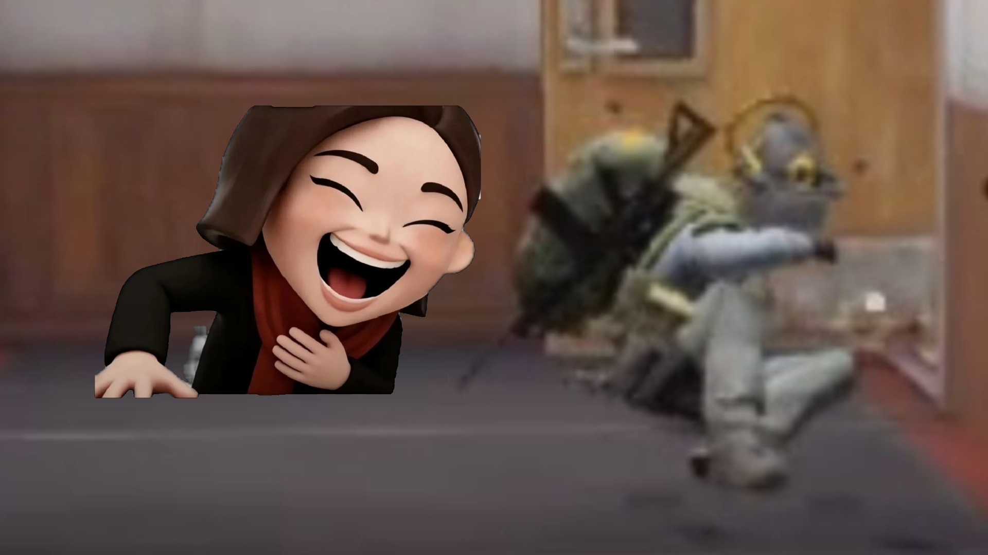 豆包现在玩暗区突围盐都不盐了吗😰给我起的是什么雷霆装备啊😭【暗区突围对局解说】