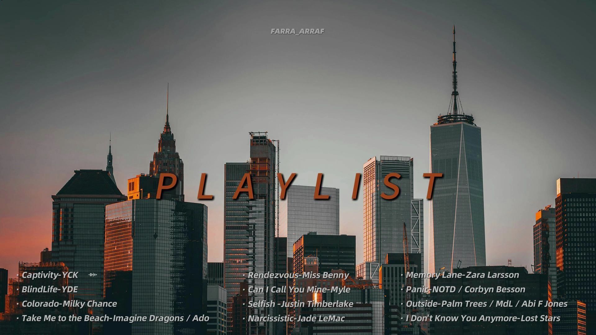 Playlist · 永不放弃,好事多磨 | 欧美音乐 /英文歌单 |节奏感/ 释放压力 / 放松 / 愉快 | 运动 / 学习 / 工作