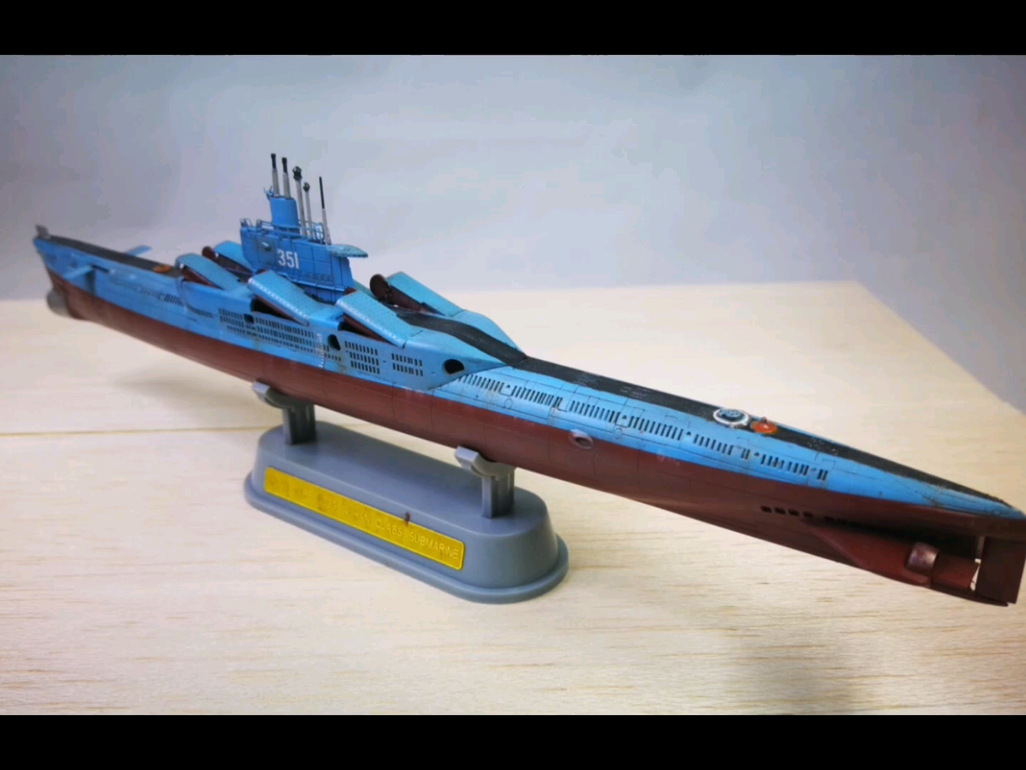 【模叔玩模】共和国潜艇模型之033G与035