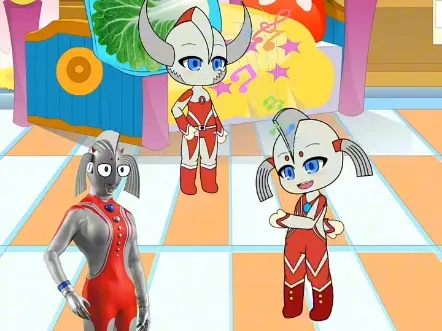 小奥特曼给妈妈唱歌了。