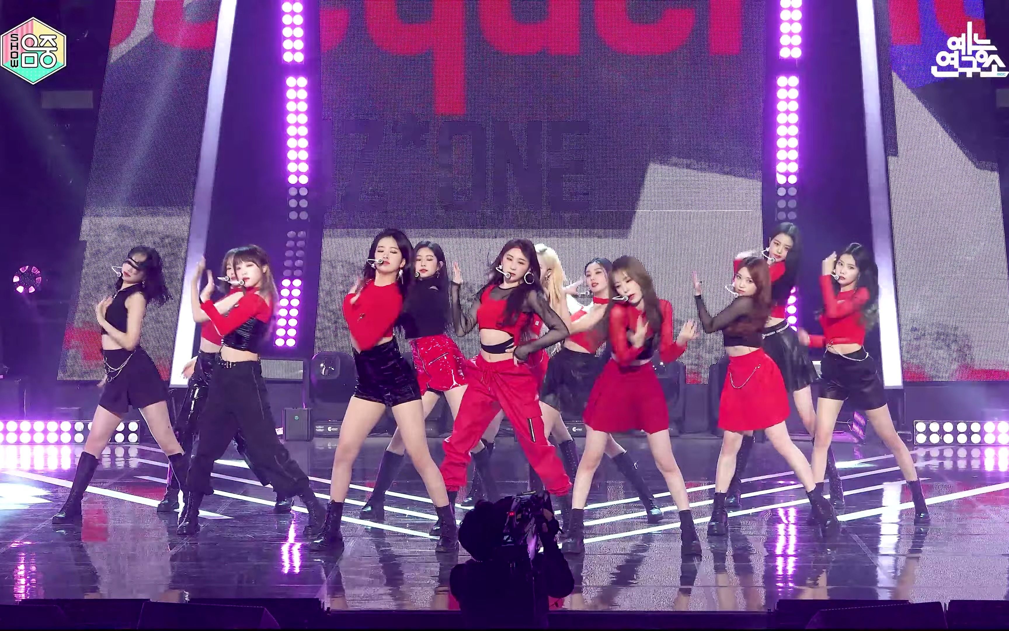 【4K】20210109 Show! Music Core音乐中心 IZONE Sequence 舞台直拍_哔哩哔哩_bilibili