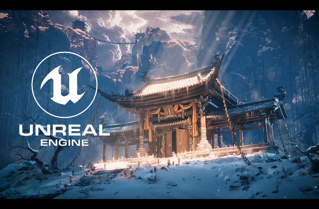 虚幻引擎5 ！制作《黑神话：悟空》寺庙的绝美风景场景！
