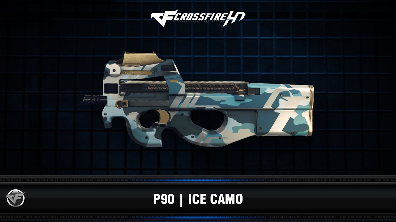CFHD皮肤展示：P90 寒冰伪装 P90 _ Ice Camo