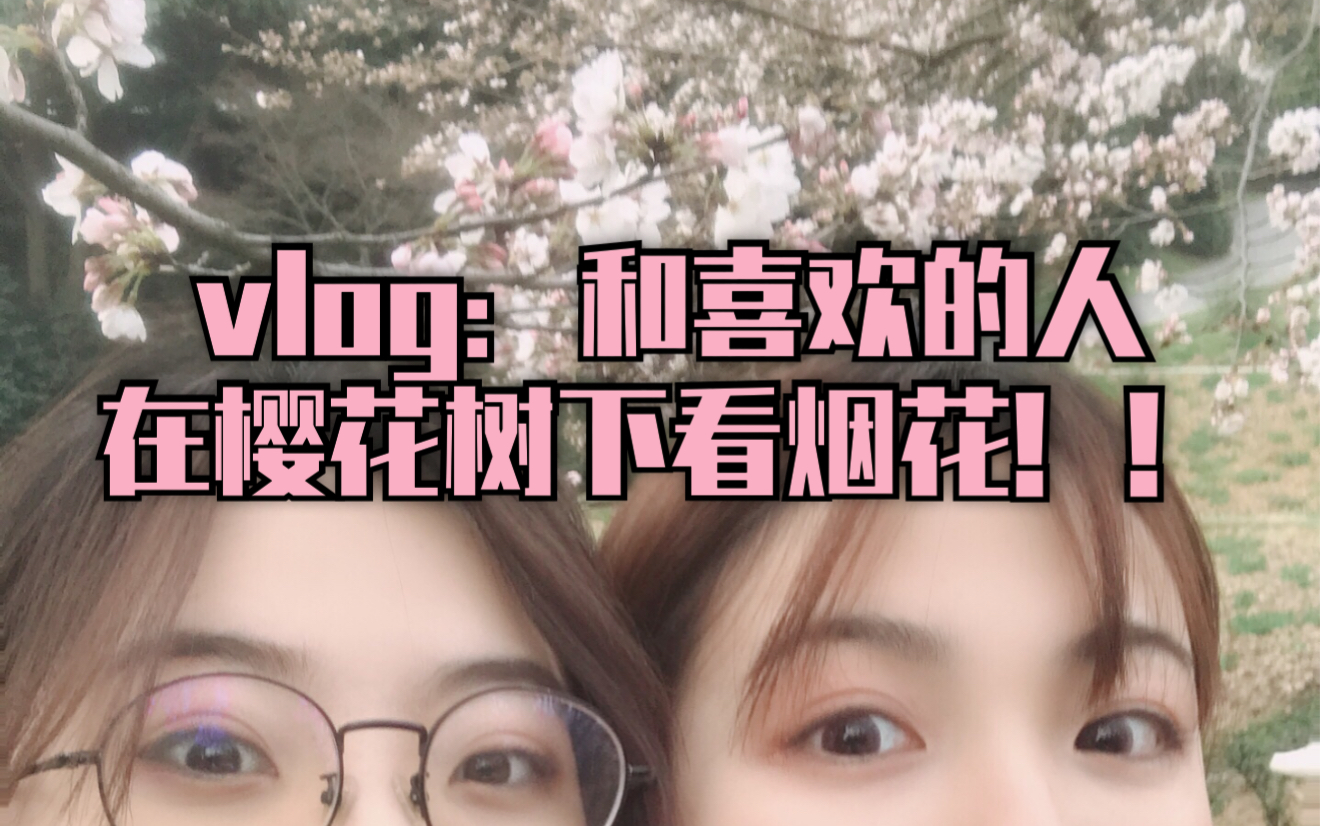 心跳不停的旅行vlog:三月底一定要和爱的人一起去无锡看樱花和烟火!哔哩哔哩 (゜゜)つロ 干杯~bilibili