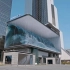 一家韩国公司在他们的大楼里掀起了“巨浪”