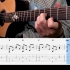 吉他独奏版C调《卡农》同步详细教学视频