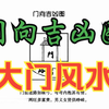 释缘评阳宅爱众篇048——门向吉凶图，大门风水
