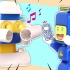 【布鲁可积木动画】超能机器人能歌善舞，谁知突然故障追着可可不放！