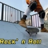 滑板U池练习-Rock’n Roll