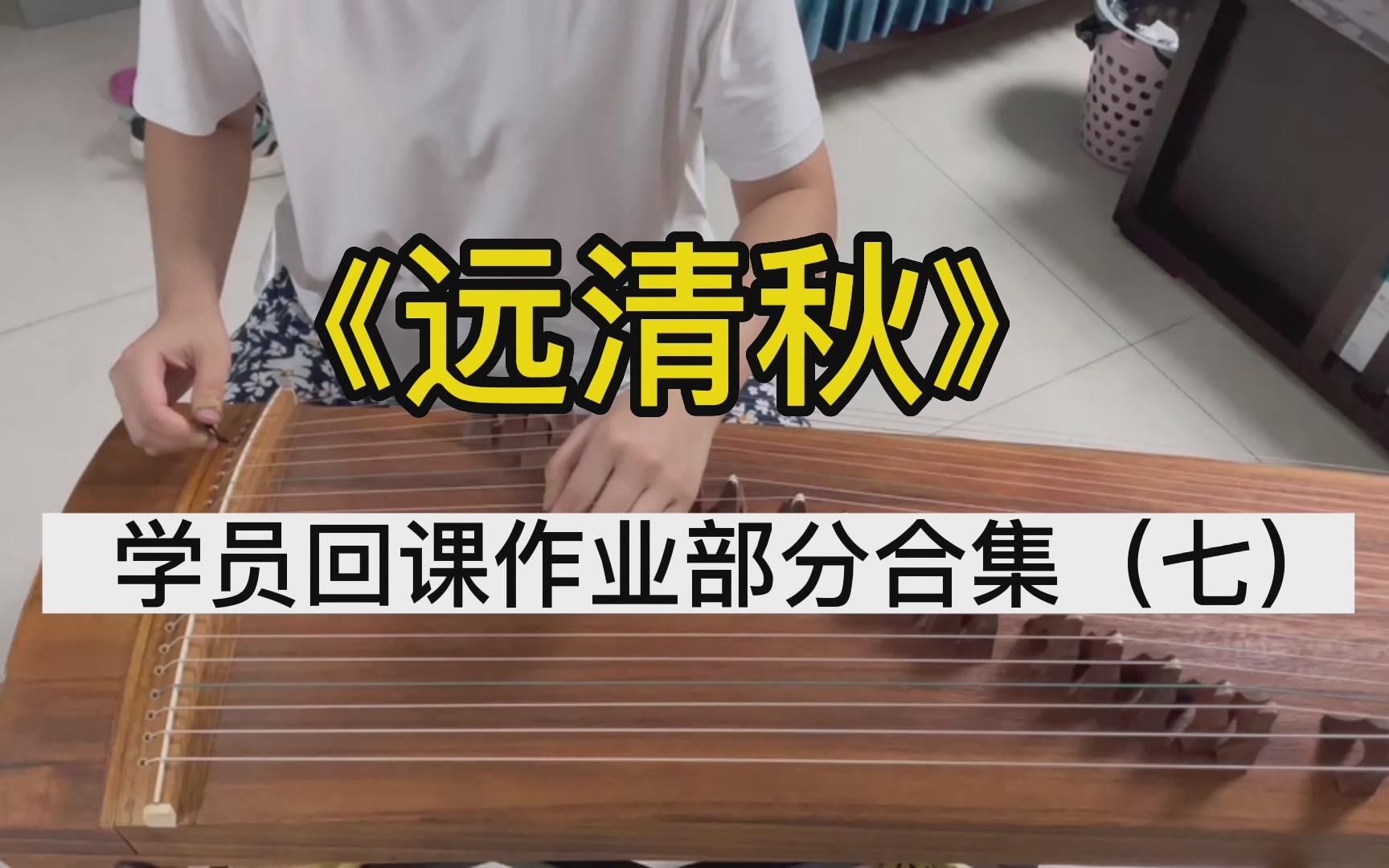张木子老师古筝远清秋完整版教学学员回课作业合集七