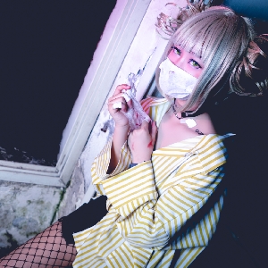 【呆萱cos】鬼灭之刃蛇柱伊黑小芭内试妆