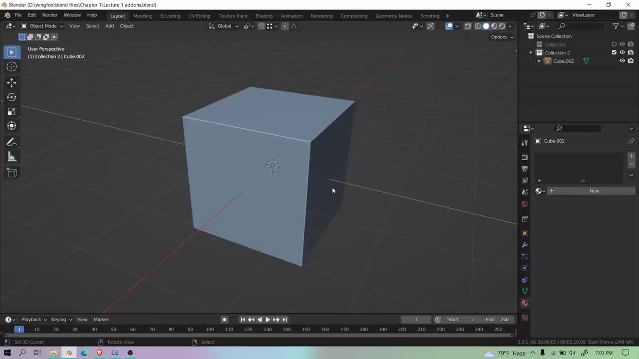2 Blender keymaps and basic operations