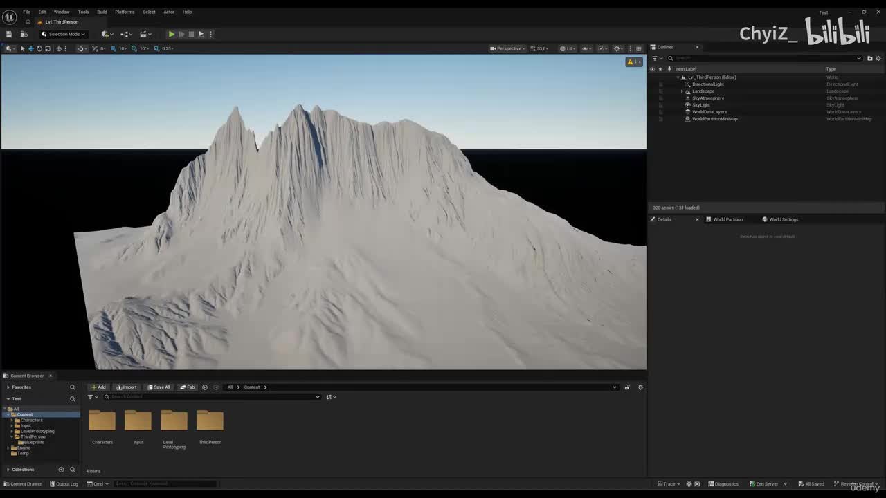 C5.应用具有真实光照的地形主材质
