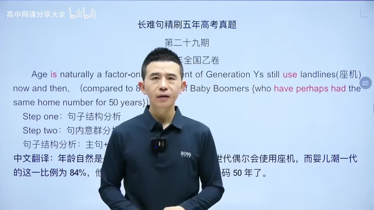 【长难句真题精刷】第29期