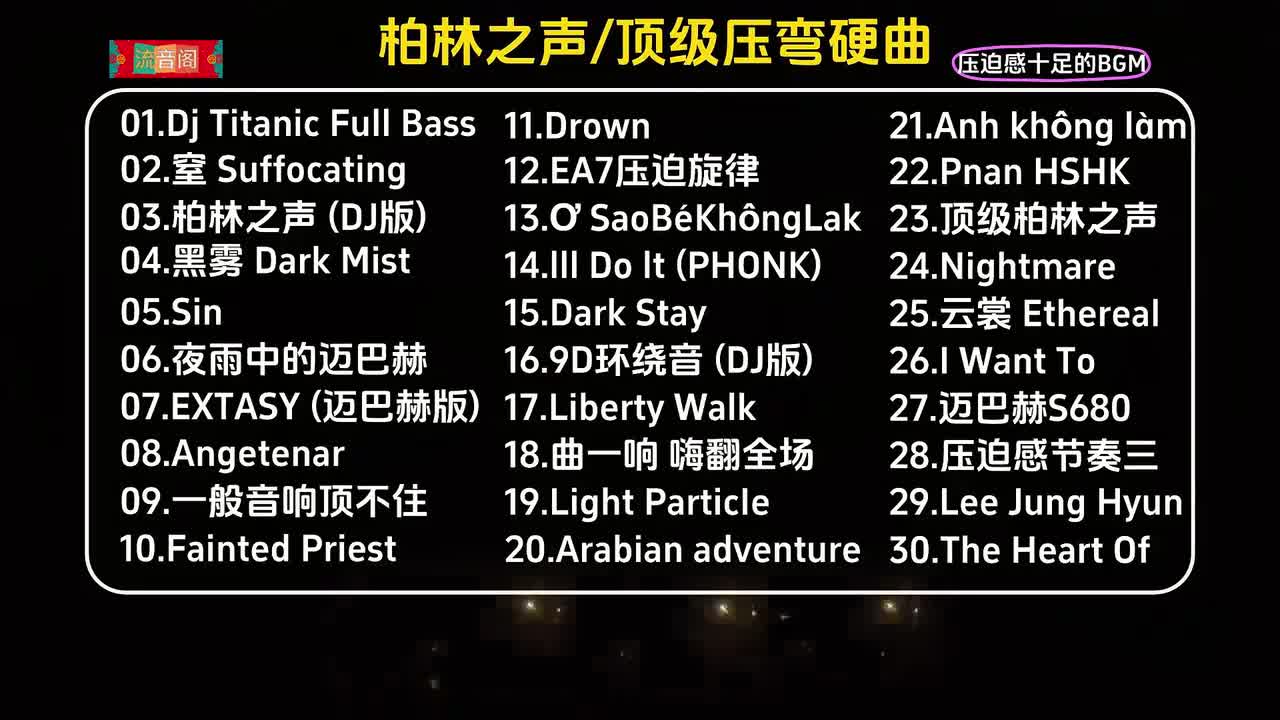 超燃BGM，压迫感十足 尽管踩油门别的交给转速表#纯音乐 #车载音乐 #DJ #音乐分享 #BGM395