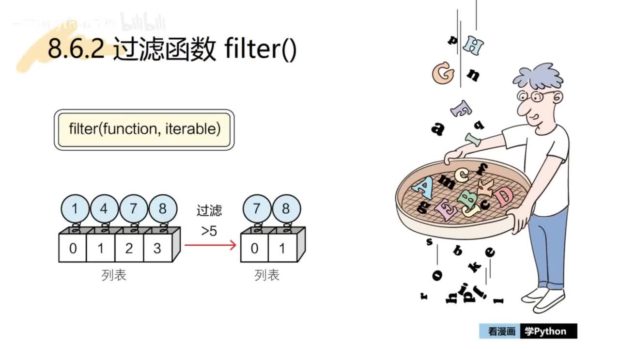 25-【巩固篇】过滤函数filter