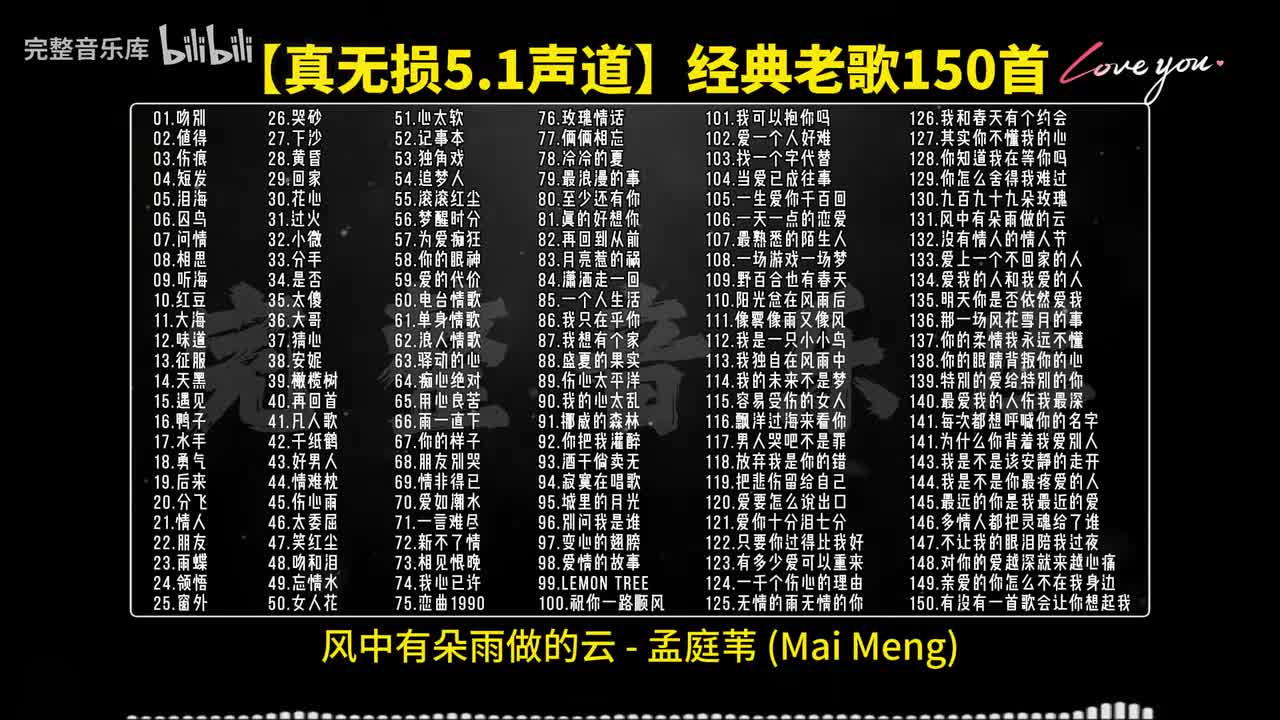 131.风中有朵雨做的云 - 孟庭苇
