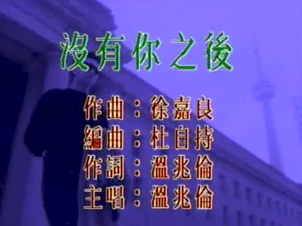 温兆伦 - 没有你之后 720P