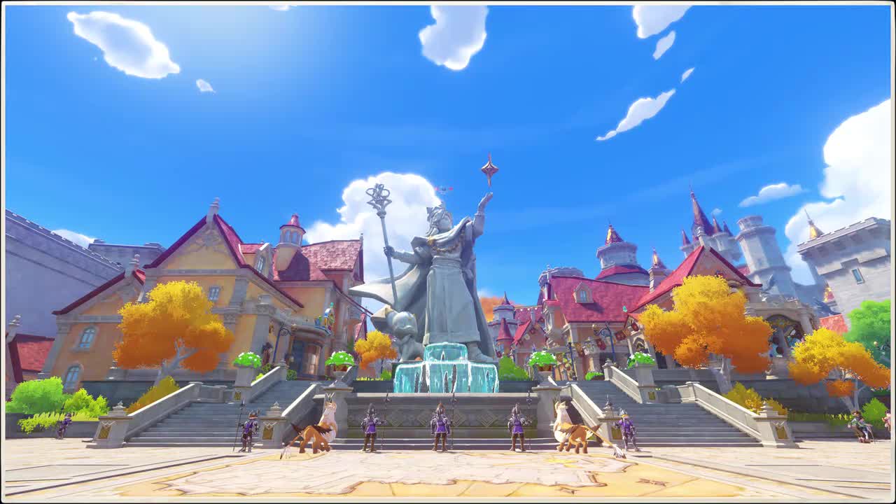 场景-王国城堡-凯旋大道-昼（繁荣的贸易）