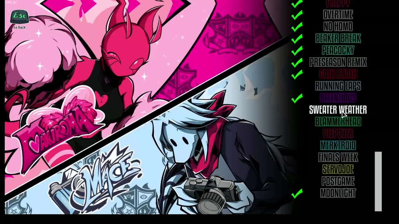 学院week 14 SWEATER WEATHER(MAKUROMA VS MACE)