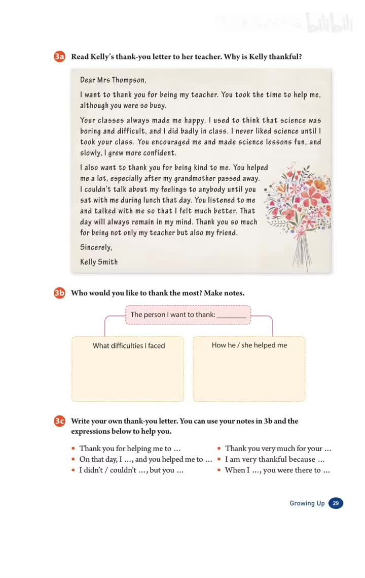 凯莉心怀感激(p.29)