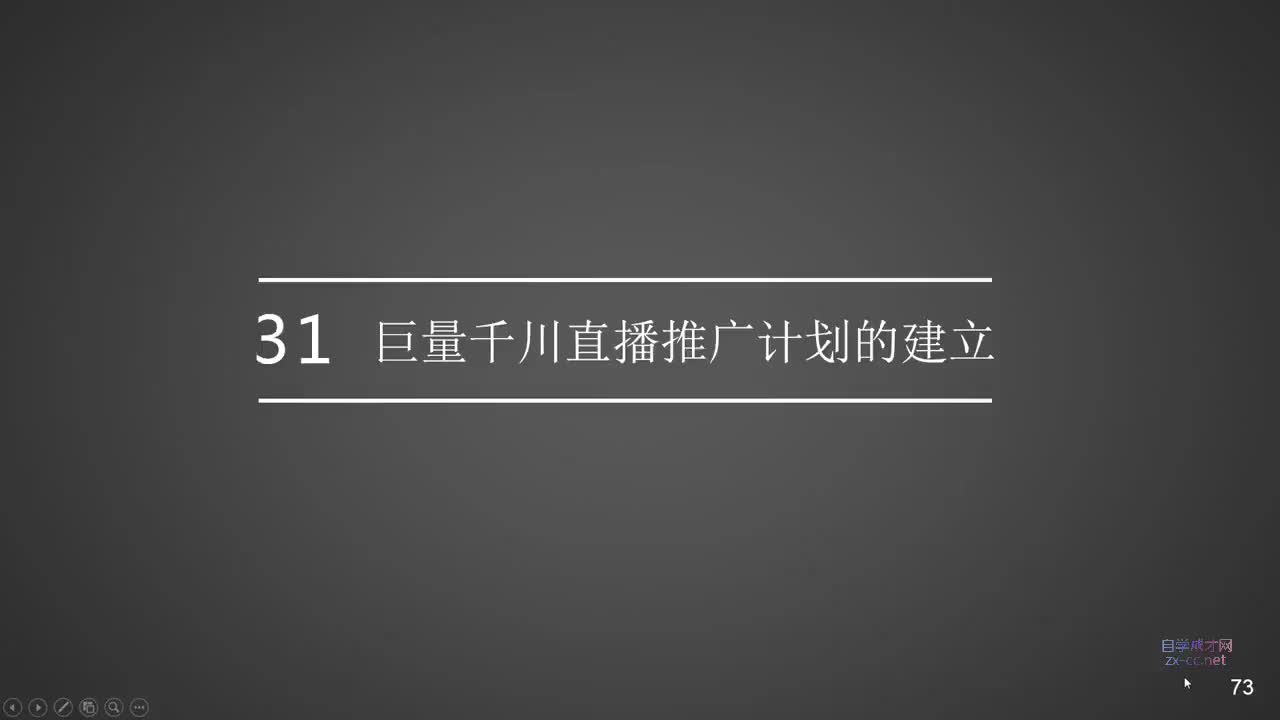 31.巨量千川直播推广计划的建立
