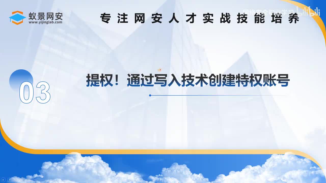 提权！通过写入技术创建特权账号