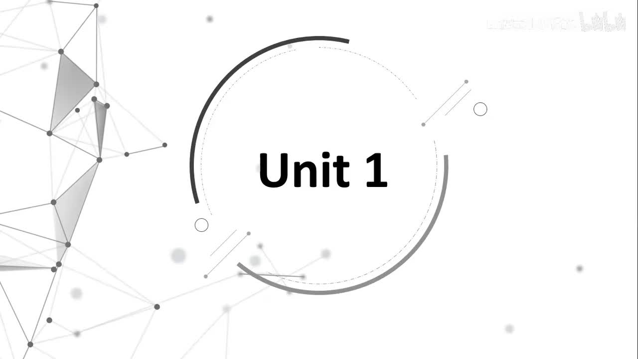 选择性必修四 Unit 1