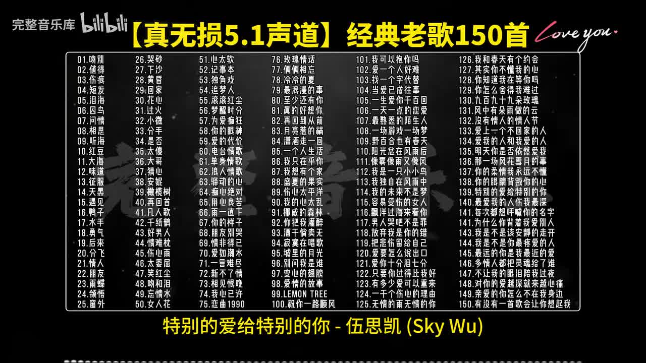139.特别的爱给特别的你 - 伍思凯
