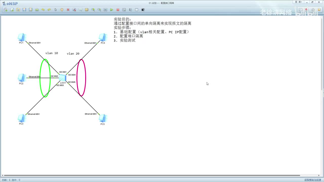HCIE：79.配置端口隔离