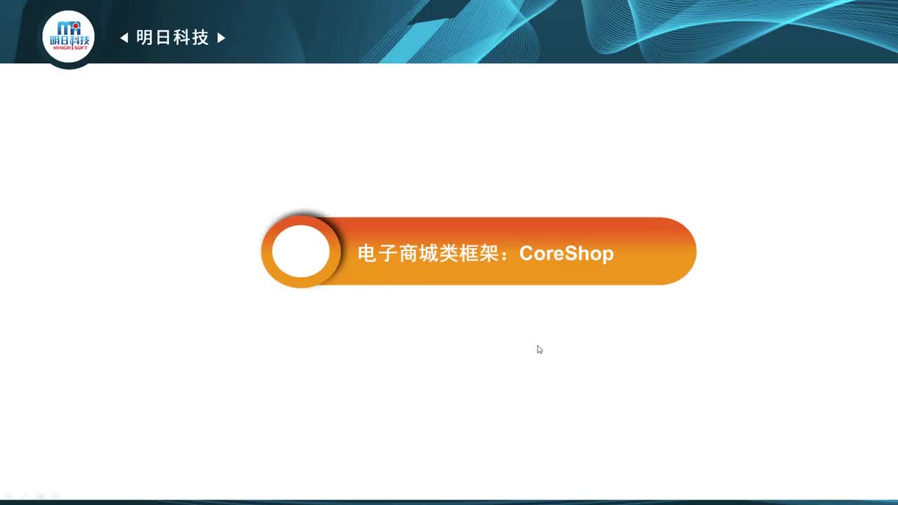 18.4 电子商城类框架：CoreShop