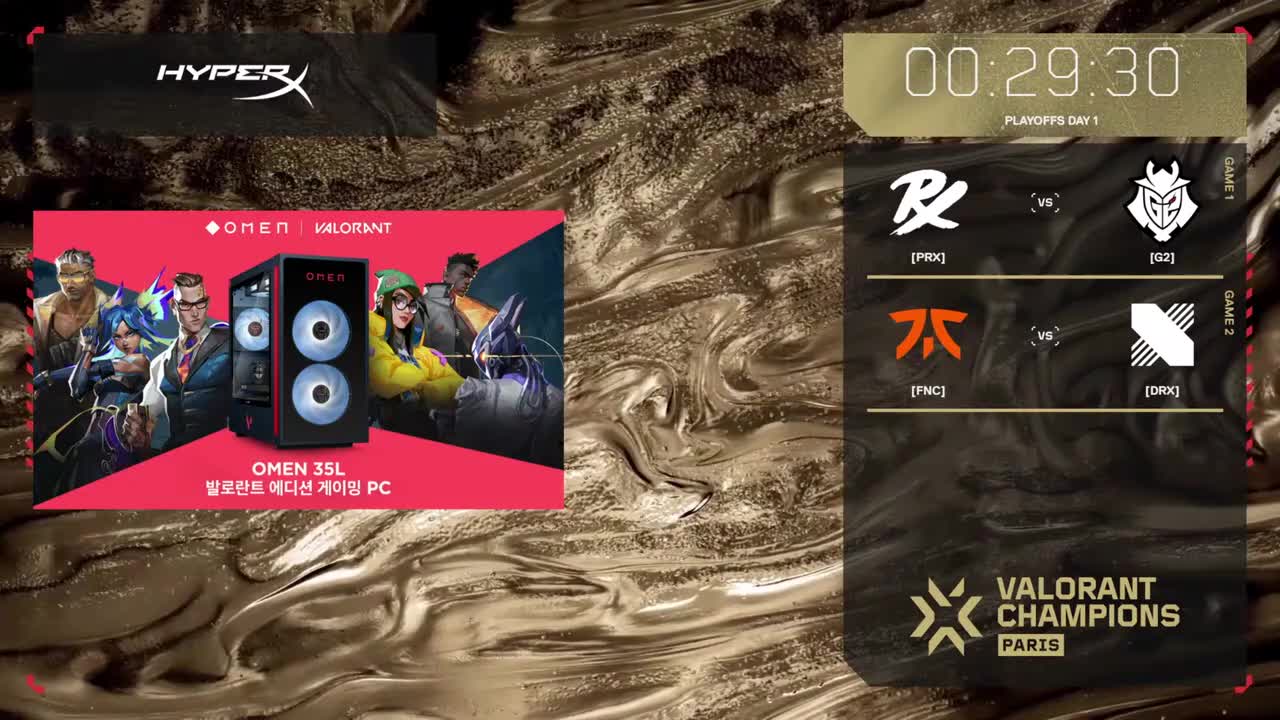 韩｜D1｜PRX vs G2｜FNC vs DRX