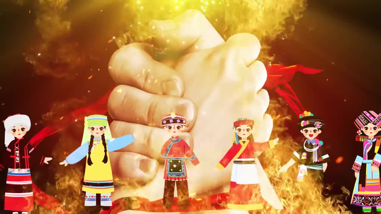 08民族团结背景