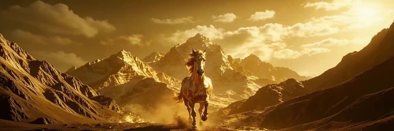 原创2026马年年会盛典开场片头4K宽屏B