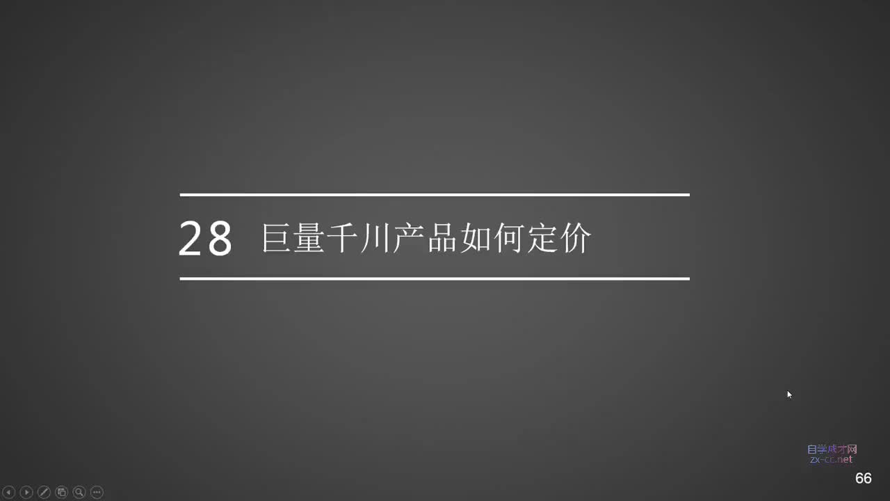 28.巨量千川产品如何定价