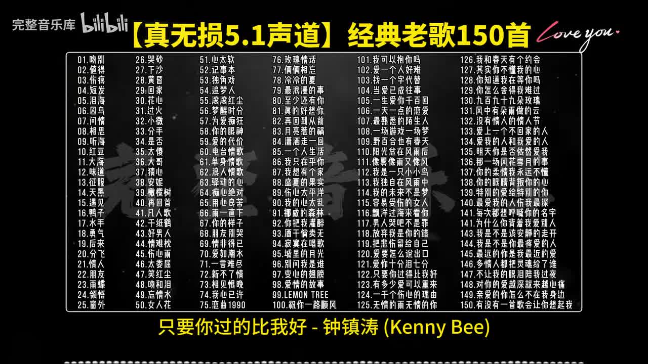 122.只要你过的比我好 - 钟镇涛